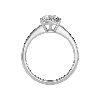Joyful Classic Solitaire Ring In 925 Sterling Silver - Eight