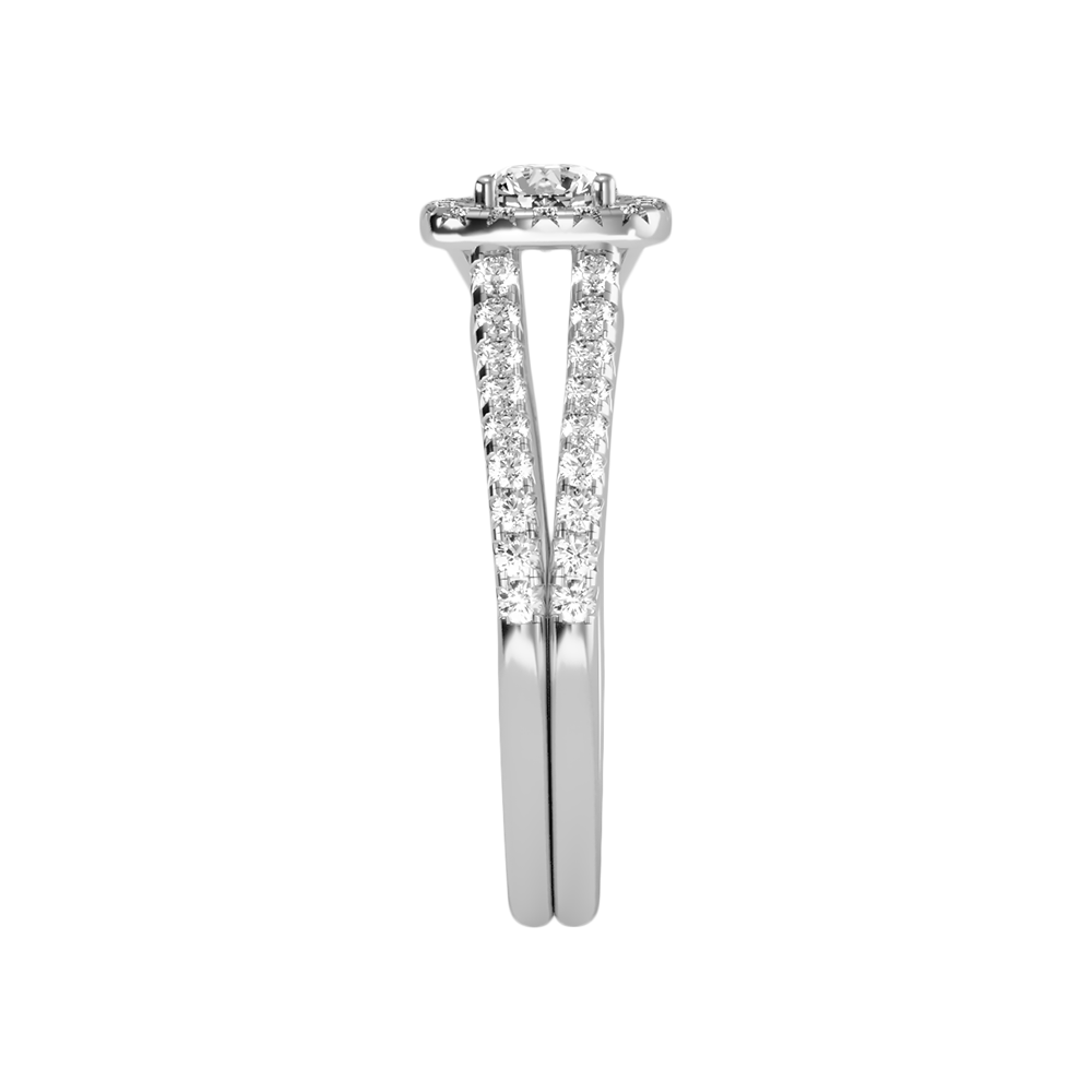 Jubliant Halo Diamond Ring - Seven