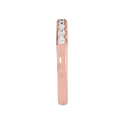Keen Half Eternity Ring In 925 Sterling Silver - Eleven