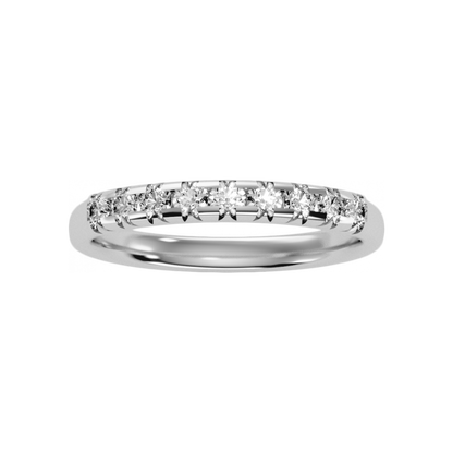 Keen Half Eternity Ring In 925 Sterling Silver - Four