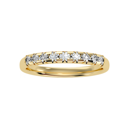 Keen Half Eternity Ring In 925 Sterling Silver - Eight