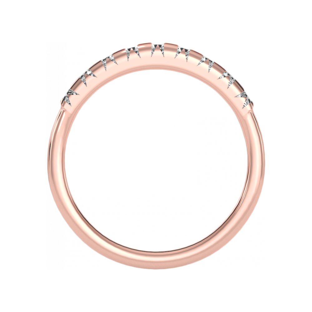 Keen Half Eternity Ring In 925 Sterling Silver - Nine
