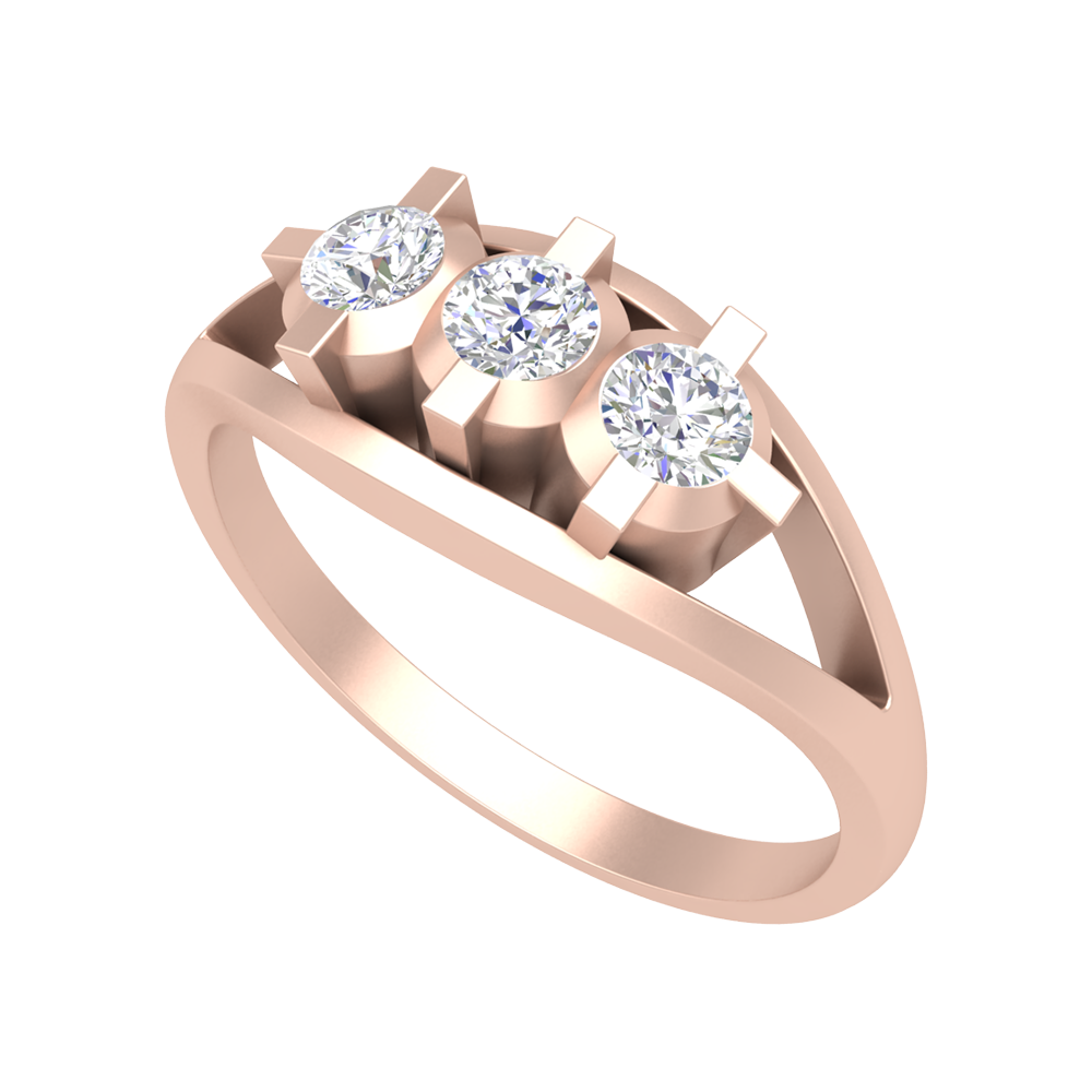 Kelly Rounded Band In 925 Sterling Silver - One