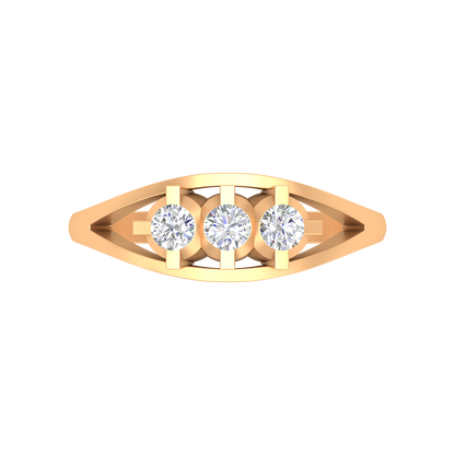 Kelly Rounded Band In 925 Sterling Silver - Ten