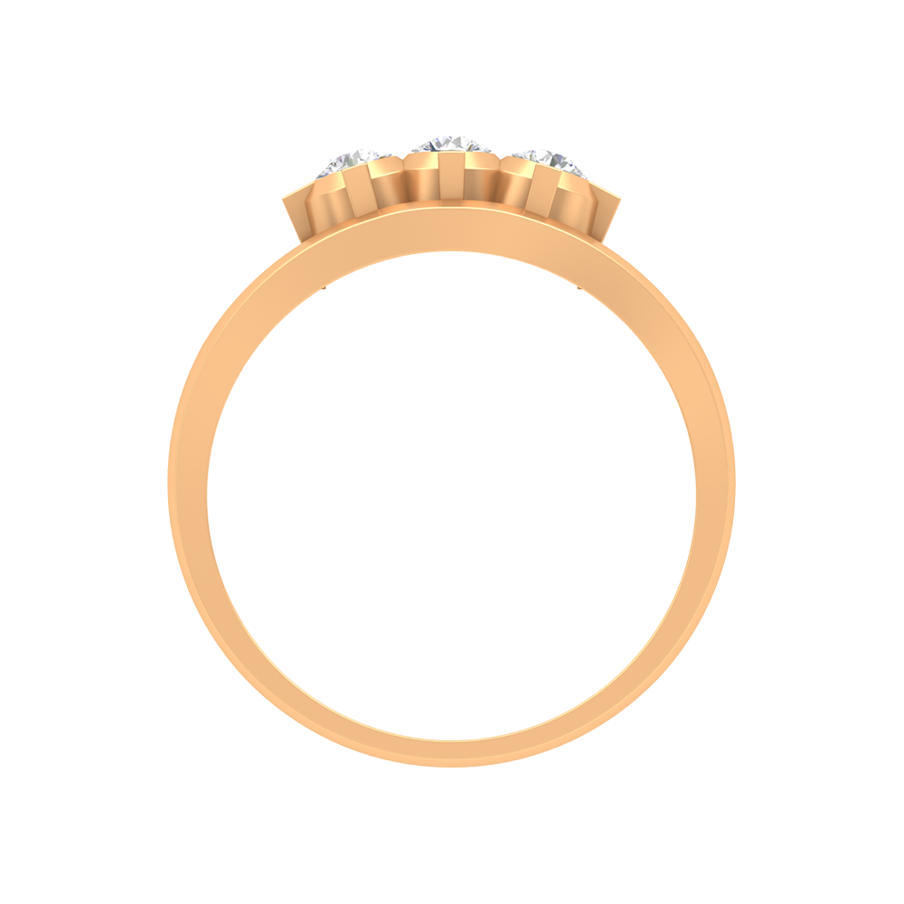 Kelly Rounded Band In 925 Sterling Silver - Twelve