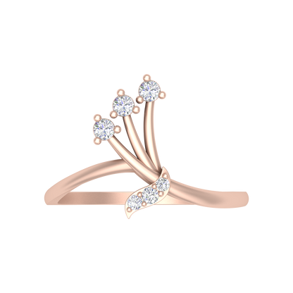 Knot Flexi Ring In 925 Sterling Silver - Two