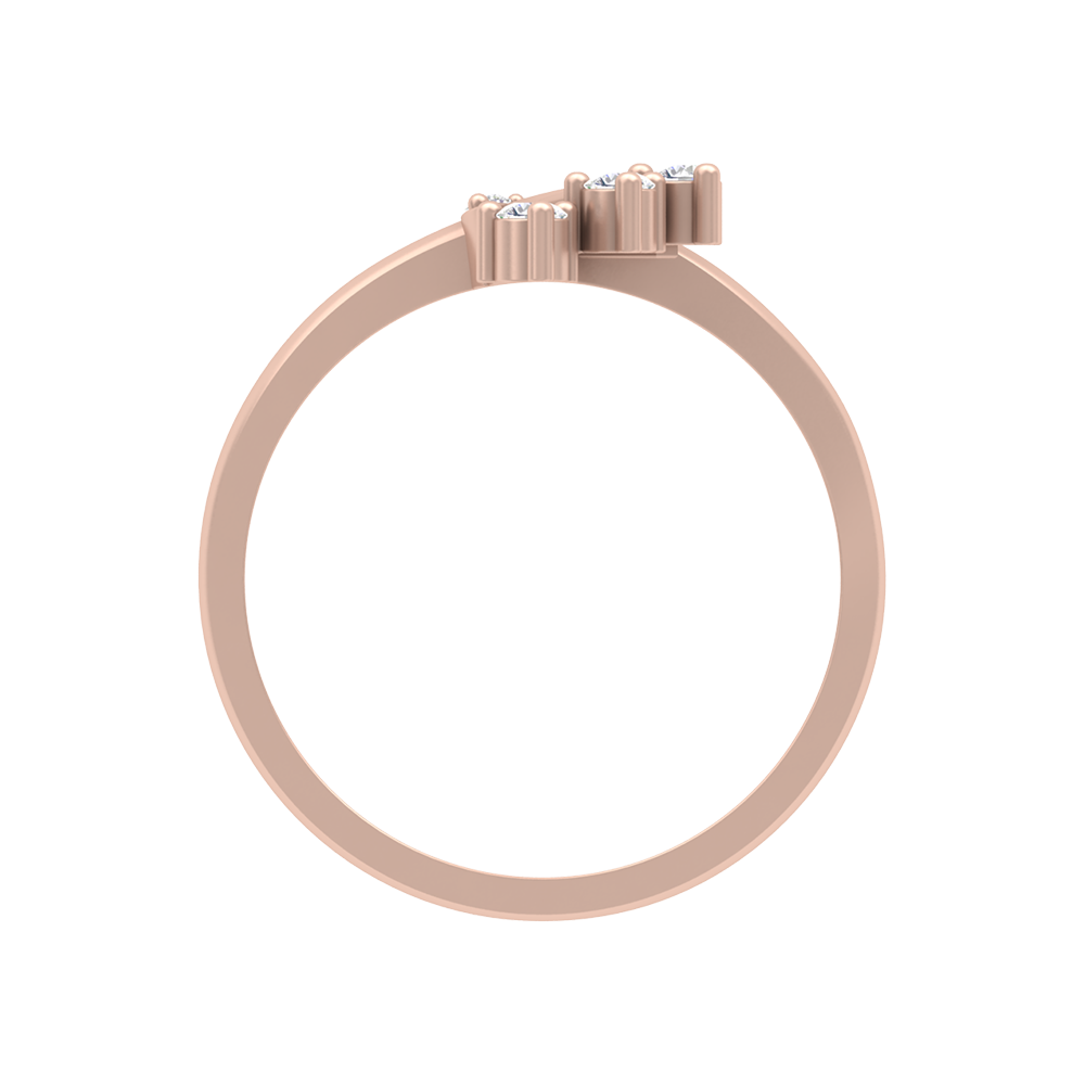 Knot Flexi Ring In 925 Sterling Silver - Four