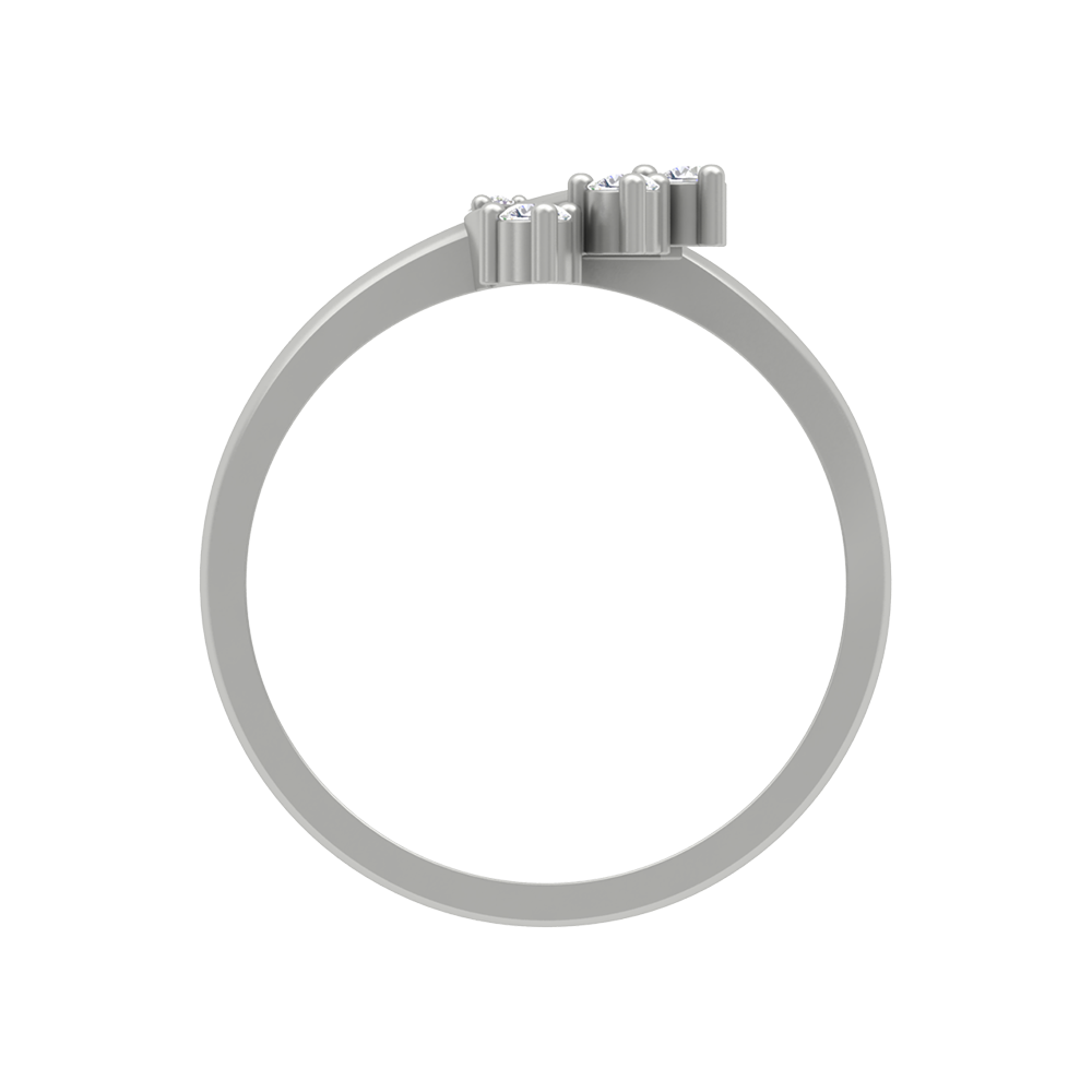 Knot Flexi Ring In 925 Sterling Silver - Eight