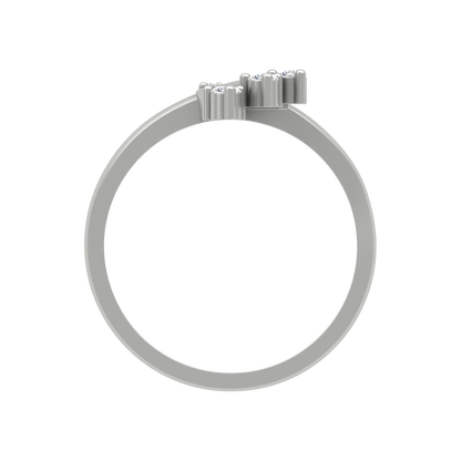 Knot Flexi Ring In 925 Sterling Silver - Eight