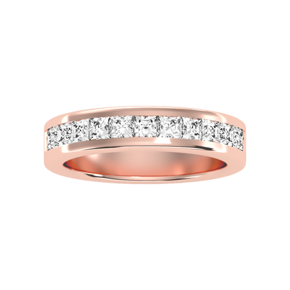 Laesh Half Eternity Band In 925 Sterling Silver - Ten