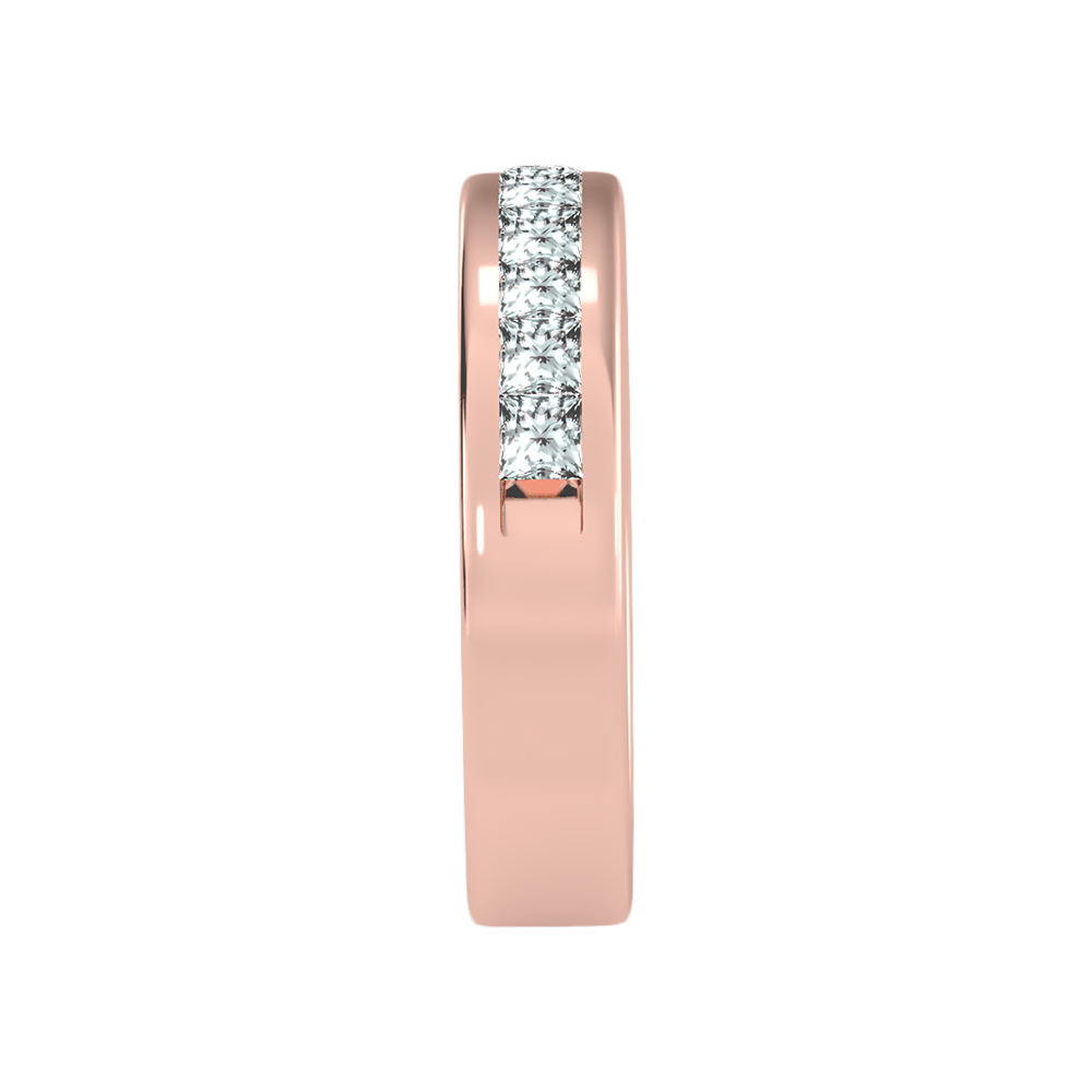 Laesh Half Eternity Band In 925 Sterling Silver - Eleven