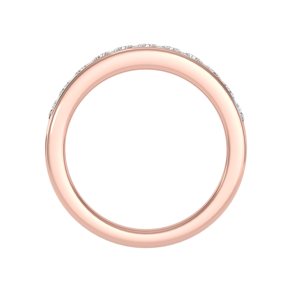 Laesh Half Eternity Band In 925 Sterling Silver - Twelve