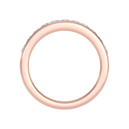 Laesh Half Eternity Band In 925 Sterling Silver - Twelve
