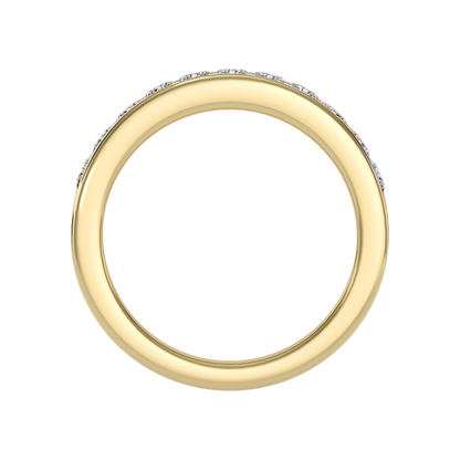 Laesh Half Eternity Band In 925 Sterling Silver - Two