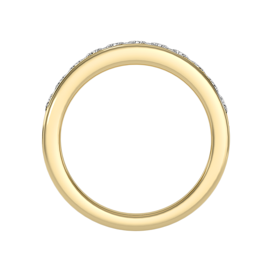 Laesh Half Eternity Band In 925 Sterling Silver - Two