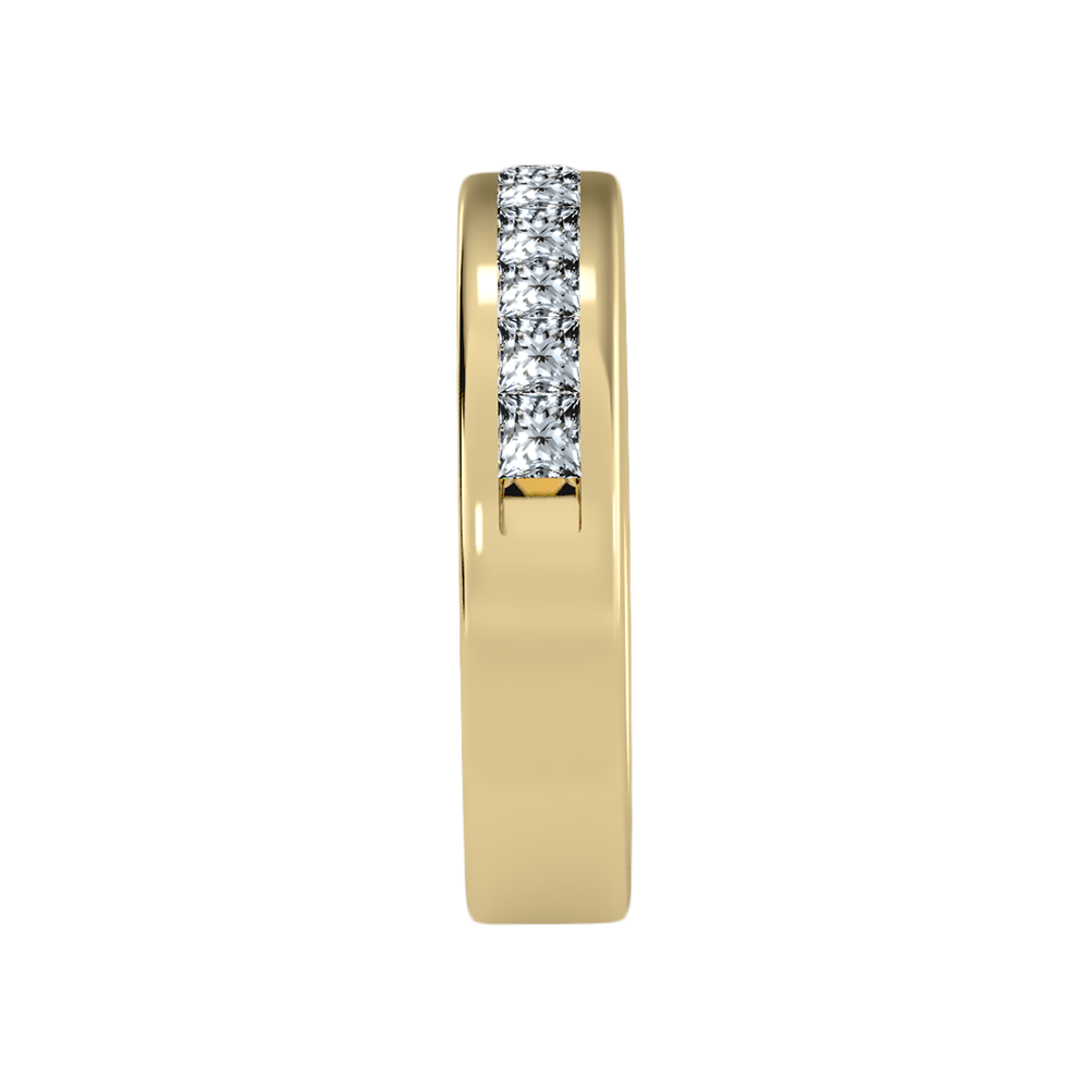 Laesh Half Eternity Band In 925 Sterling Silver - Four