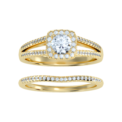 Lambent Bridal Ring Set - Ten