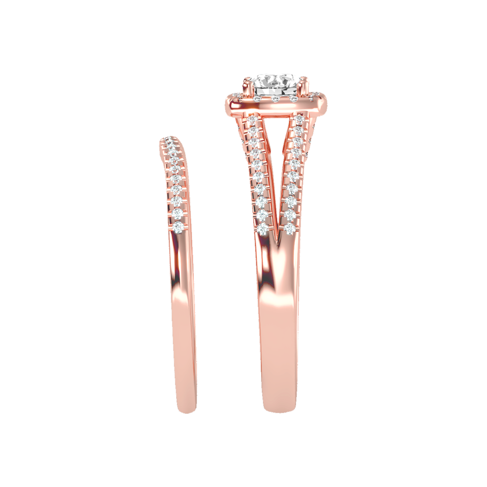 Lambent Bridal Ring Set - Three
