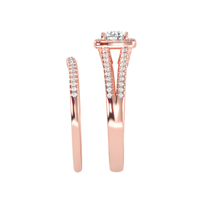 Lambent Bridal Ring Set - Three