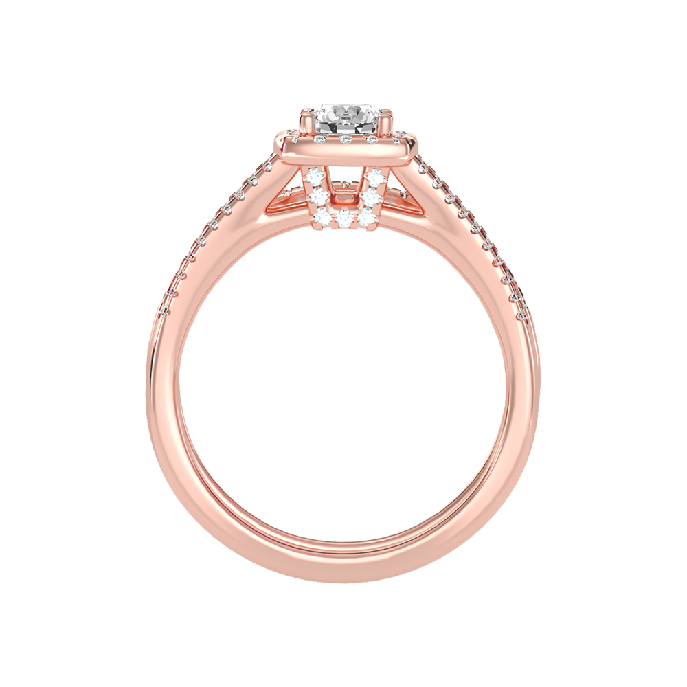 Lambent Bridal Ring Set In 925 Sterling Silver - Four