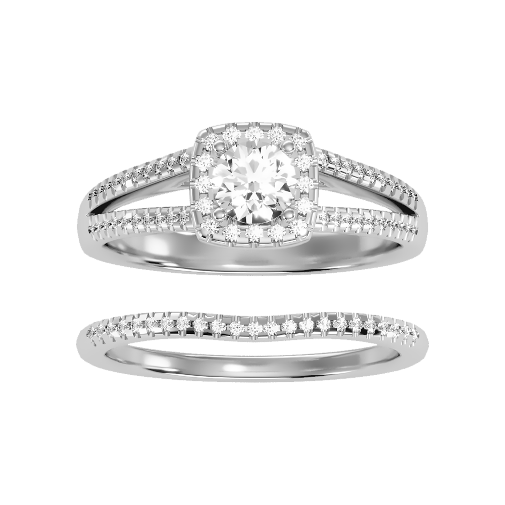 Lambent Bridal Ring Set - Six