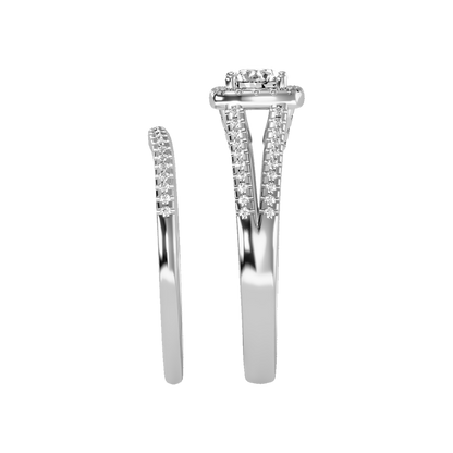 Lambent Bridal Ring Set - Seven