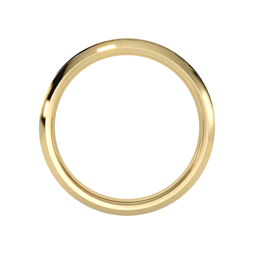 Laurels Men's Broad Band Ring - Twelve