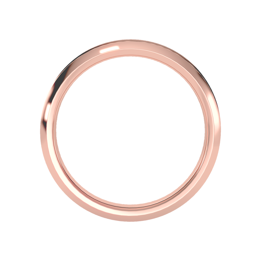 Laurels Men's Broad Band Ring - Eight