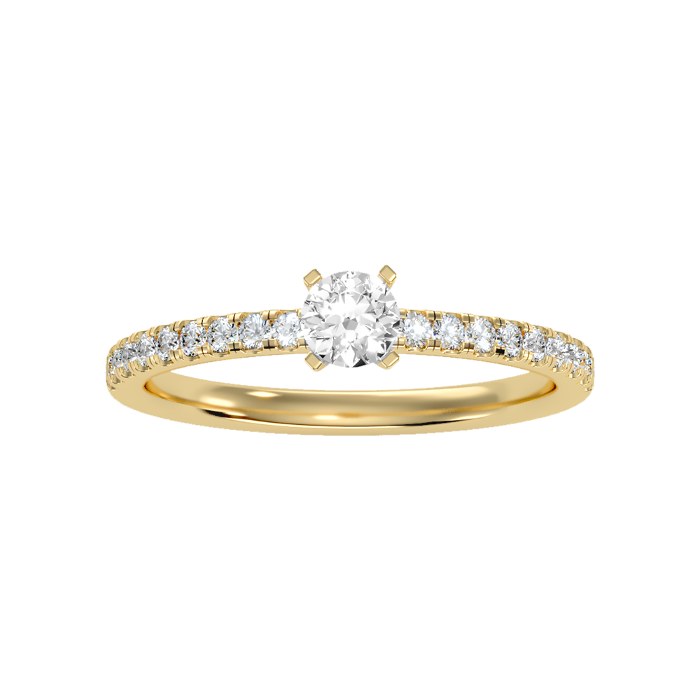 Lavish Solitaire Ring - Ten