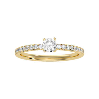 Lavish Solitaire Ring - Ten