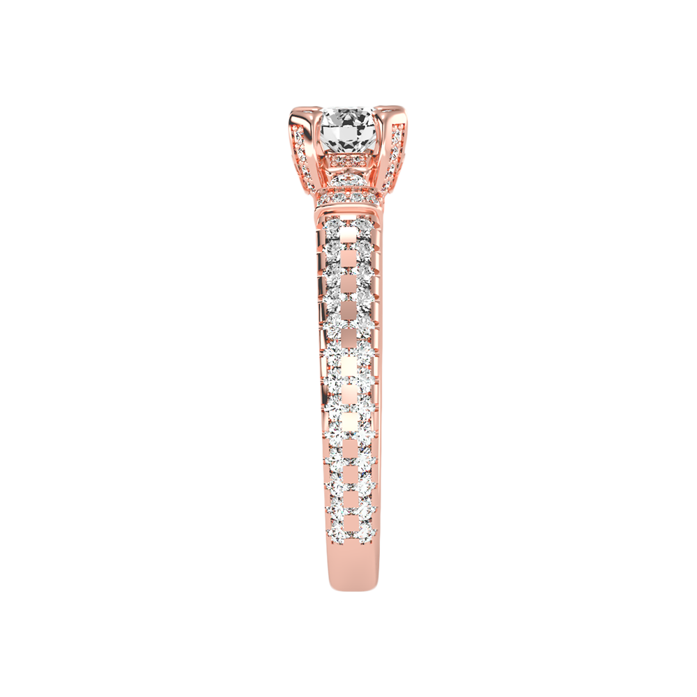 La Belleza Halo Ring In 925 Sterling Silver - Twelve