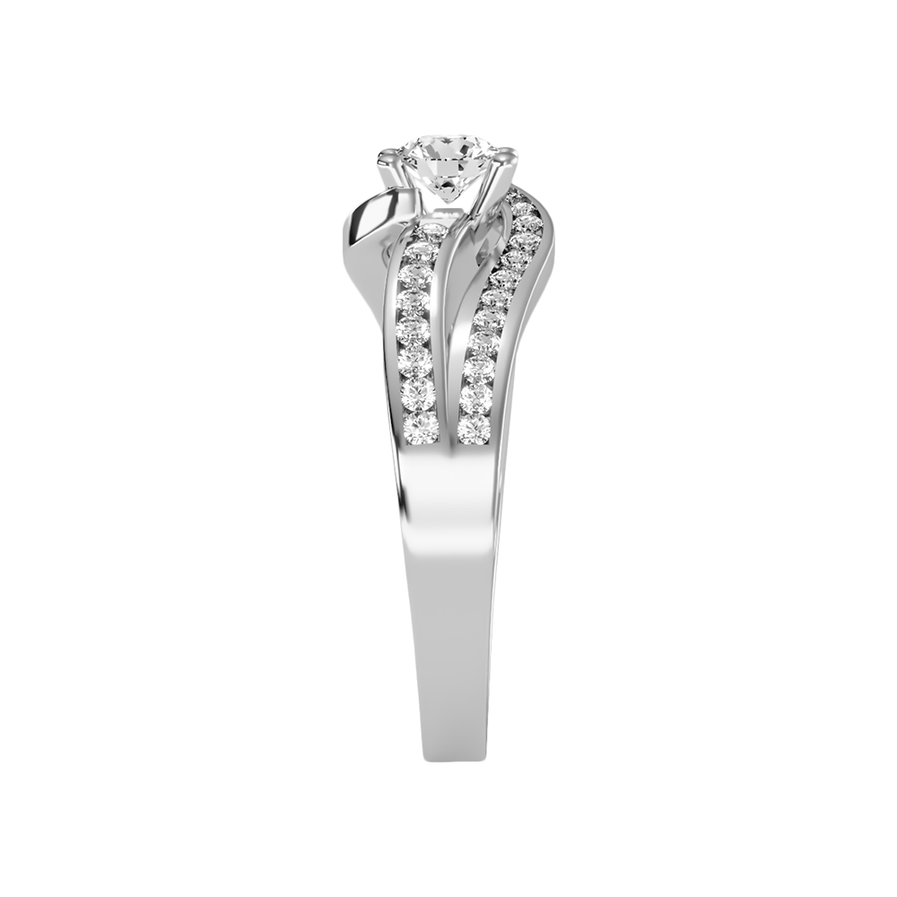 La Monada Halo Ring In 925 Sterling Silver - Five