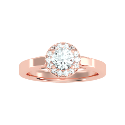 Lepid Halo Ring In 925 Sterling Silver - Eleven