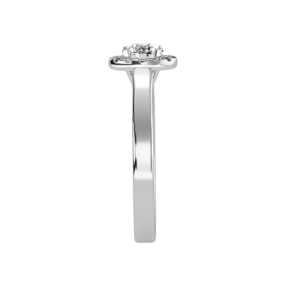 Lepid Halo Ring In 925 Sterling Silver - Seven