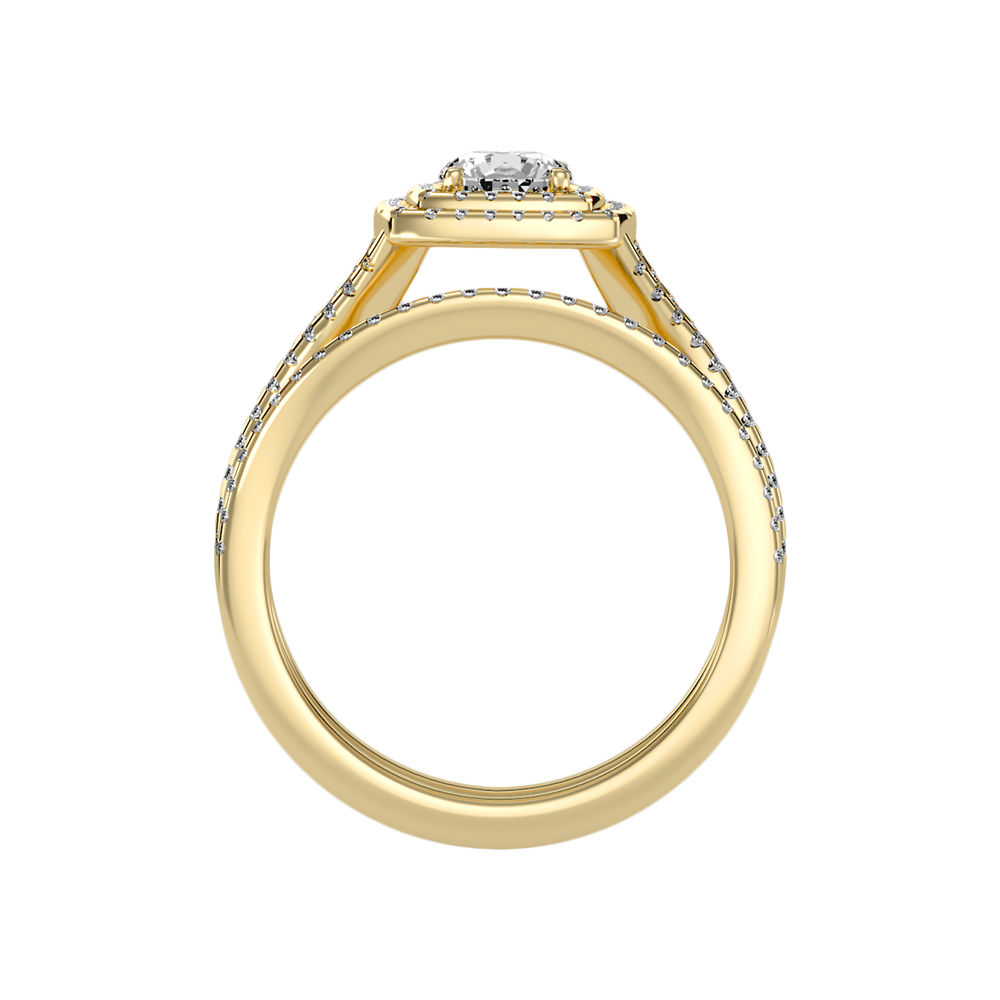 Light Bridal Ring Set - Twelve