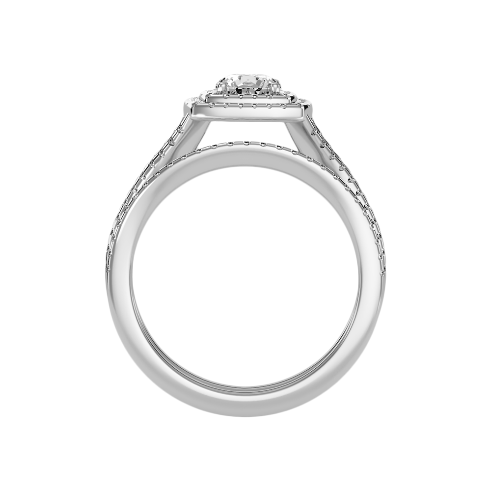 Light Bridal Ring Set - Four