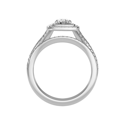 Light Bridal Ring Set - Four