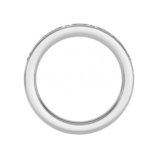 Light Hearted Half Eternity Ring - One