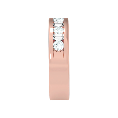 Light Hearted Half Eternity Ring - Eleven