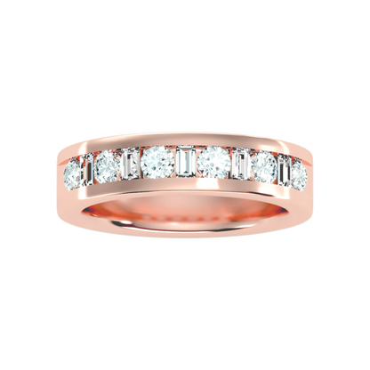 Light Hearted Half Eternity Ring - Twelve