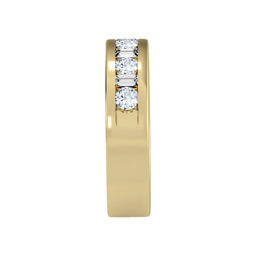 Light Hearted Half Eternity Ring - Seven