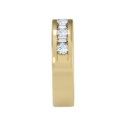 Light Hearted Half Eternity Ring - Seven