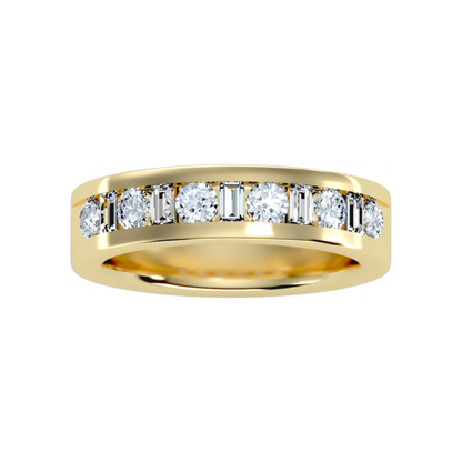 Light Hearted Half Eternity Ring - Eight