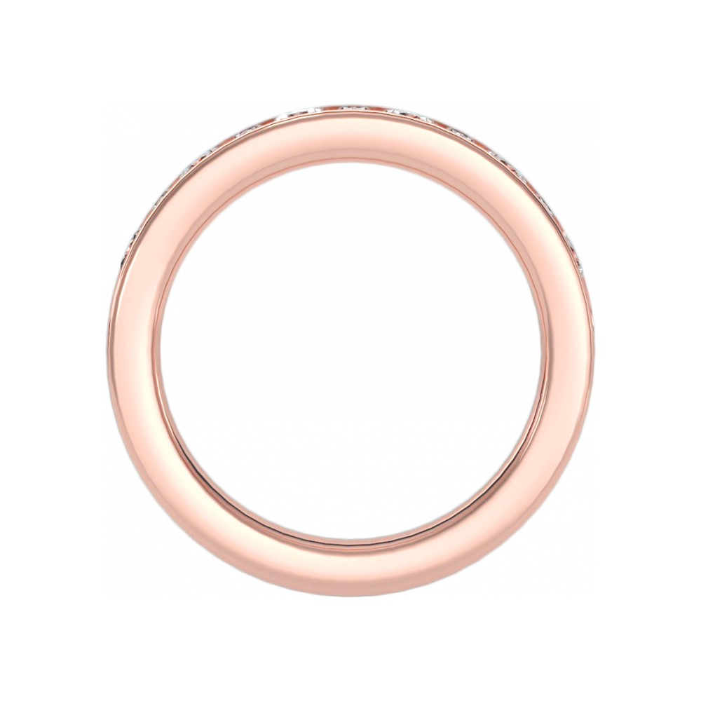 Light Hearted Half Eternity Ring - Nine