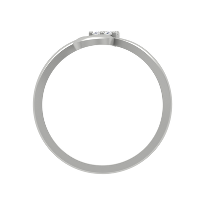 Lily Floral Diamond Band - Twelve