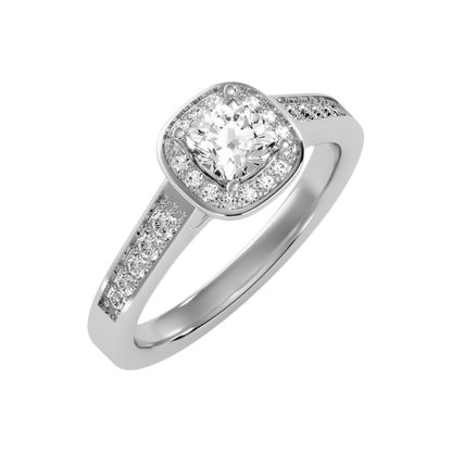 Linda Diamond Halo Ring - One