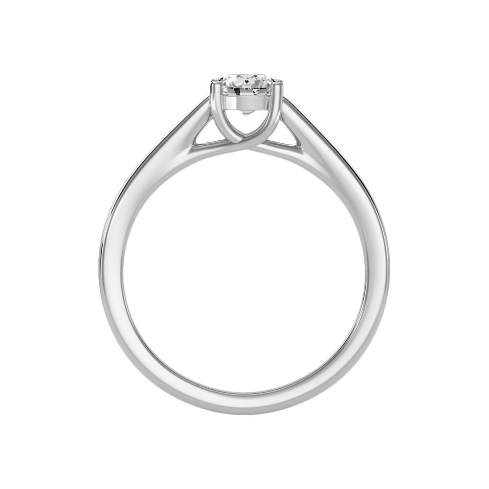 Lindo Solitaire Ring In 925 Sterling Silver - Two