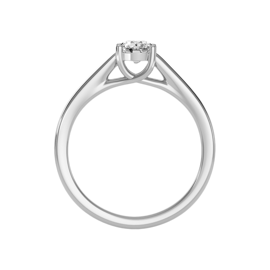 Lindo Solitaire Ring In 925 Sterling Silver - Two