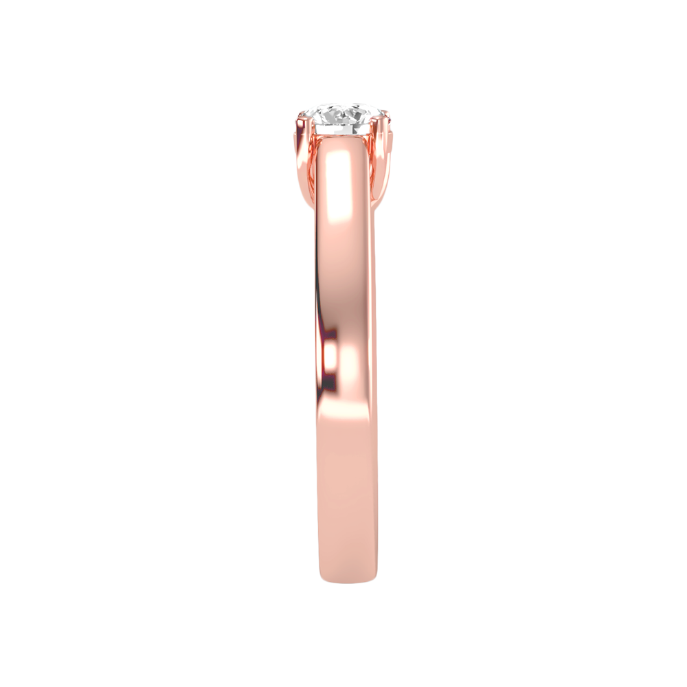 Lindo Solitaire Ring In 925 Sterling Silver - Eight