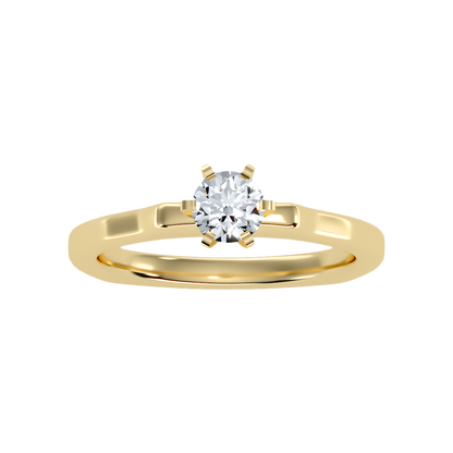 Lissome Solitaire Ring - Eleven